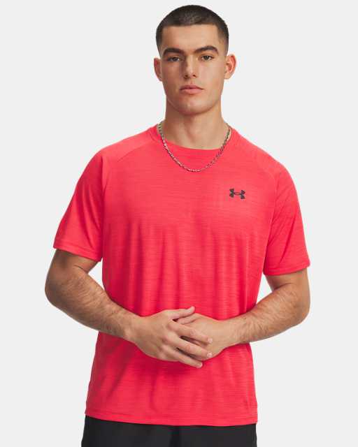 UA Tech™ Textured-shirt voor heren met korte mouwen UA Tech™ Textured-shirt voor heren met korte mouwen